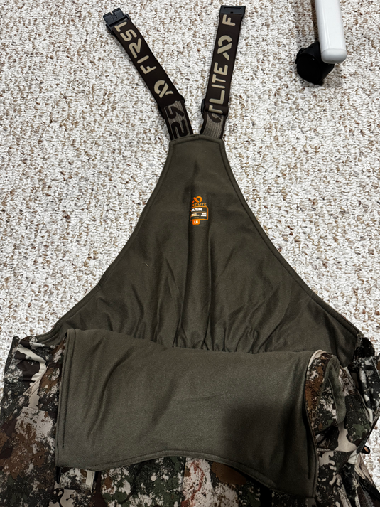 FirstLite Men's Solitude Insulated Bib Pant - Specter (L)