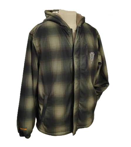 STEALTH OUTDOORS®  BEAST GEAR PLAID HOODED JACKET