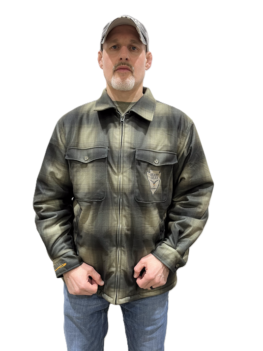 STEALTH OUTDOORS®  BEAST GEAR PLAID SHIRT JAC