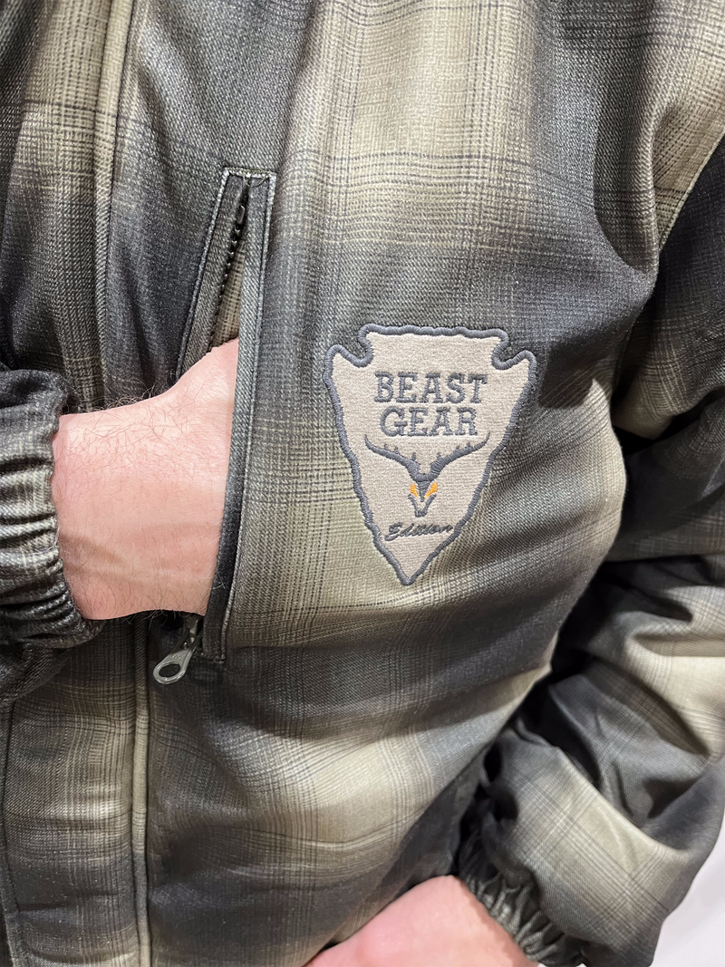 Load image into Gallery viewer, STEALTH OUTDOORS®  BEAST GEAR PLAID HOODED JACKET
