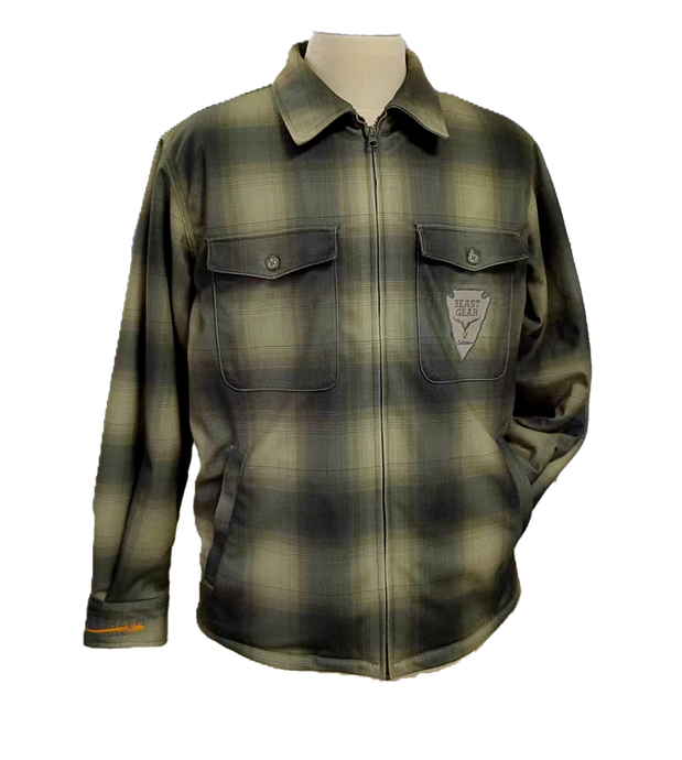 STEALTH OUTDOORS®  BEAST GEAR PLAID SHIRT JAC