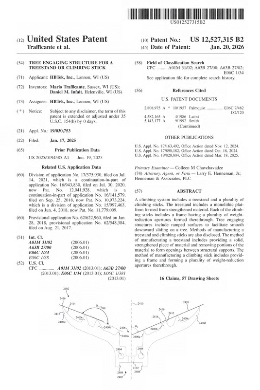 U.S. PATENT 12,527,315 B2