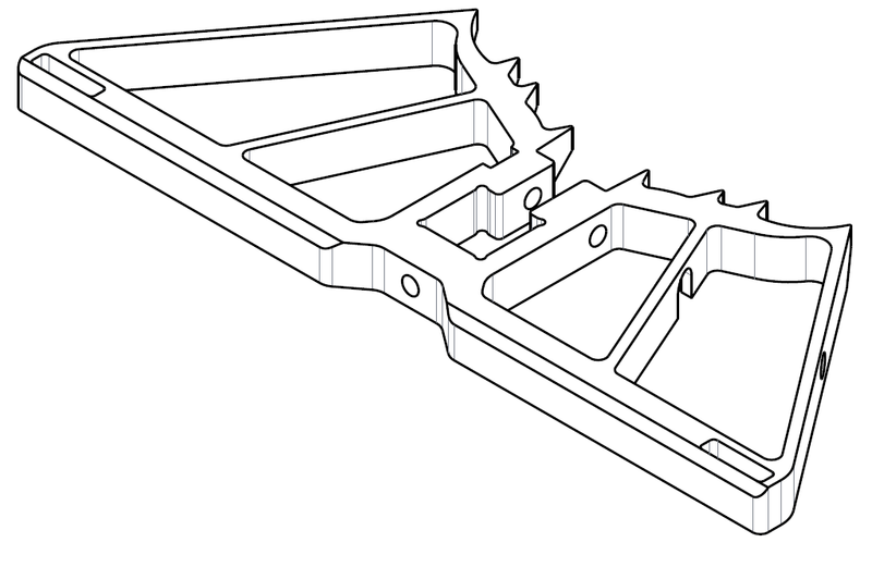 Load image into Gallery viewer, RAPTOR 12&quot; SADDLE PLATFORM
