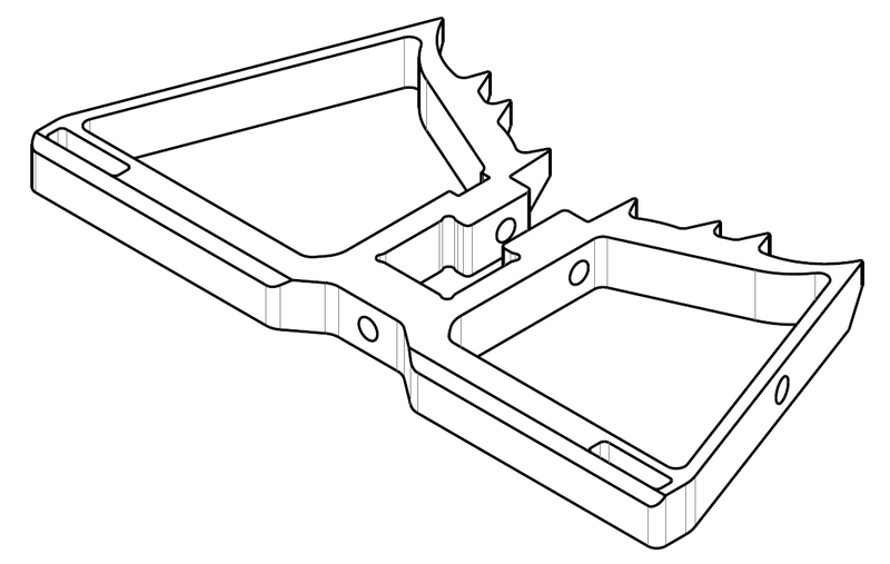Load image into Gallery viewer, BEAST GEAR BAT 9&quot; STICK PLATFORM

